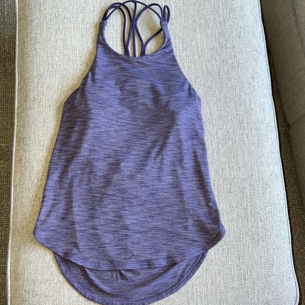 Lululemon strappy open back tank